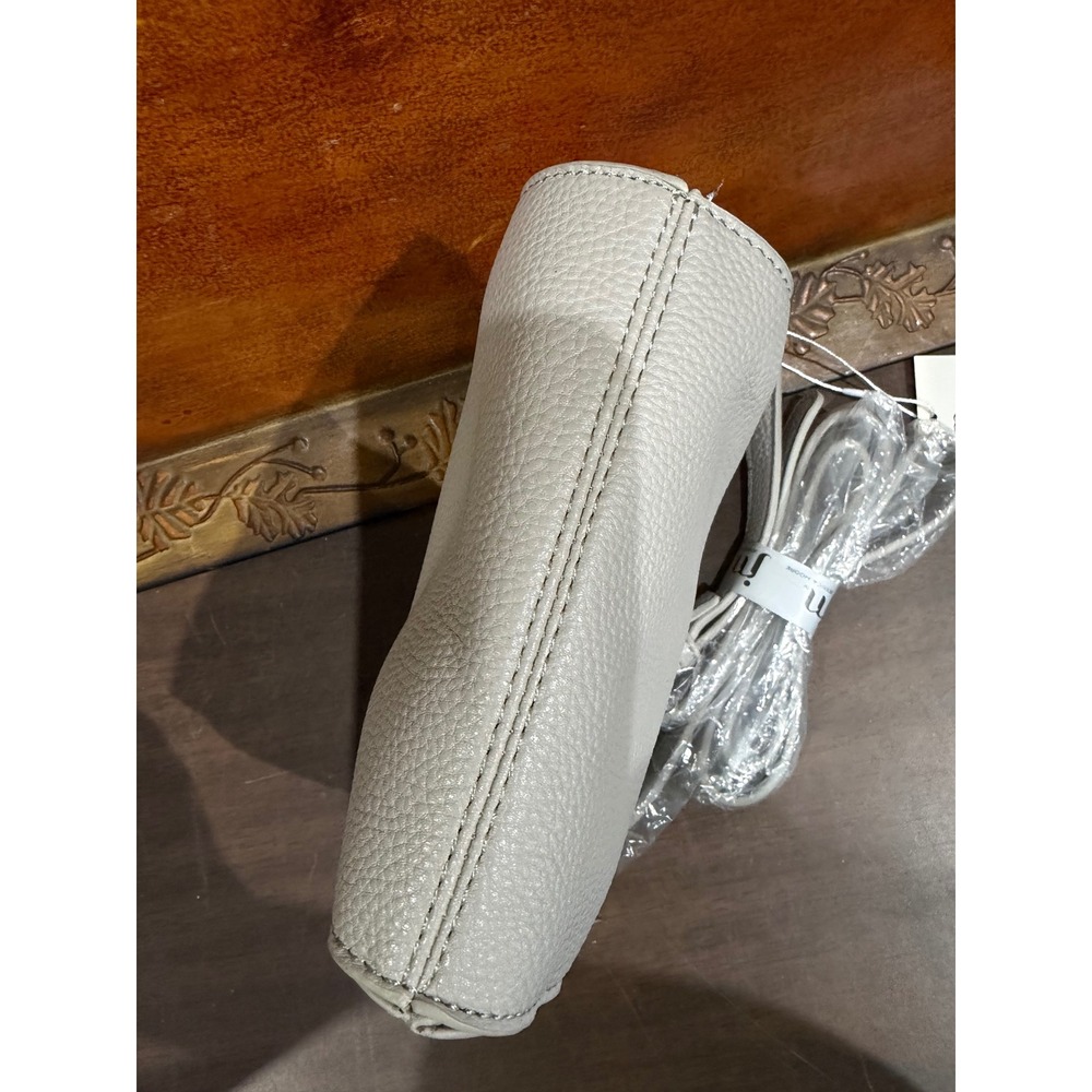 Jessica Moore Exquisite Crossbody Bag Light Grey Pebbled JM-313 NWT - Picture 6 of 7